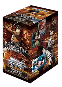Bushiroad Weiẞ Schwarz Weiß Schwarz: Attack On Titan Vol 1 Booster Display