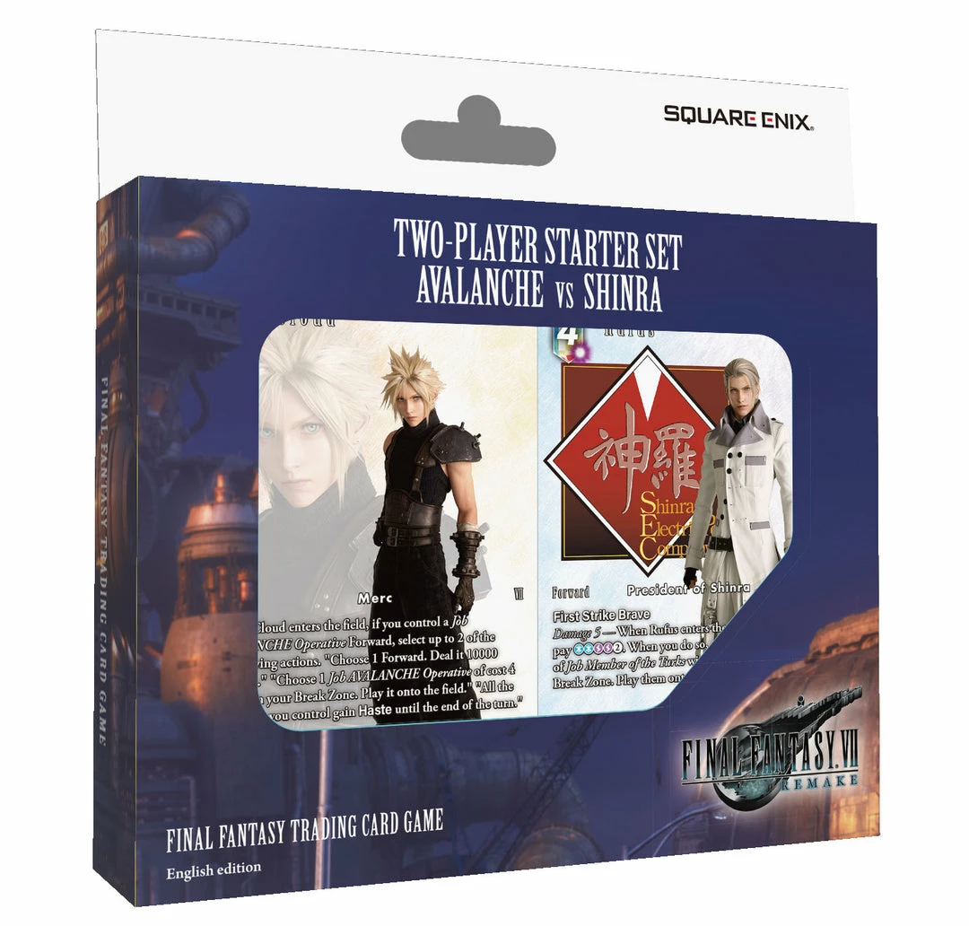 Final Fantasy TCG: Two-Player Starter Set Avalanche Vs Shinra